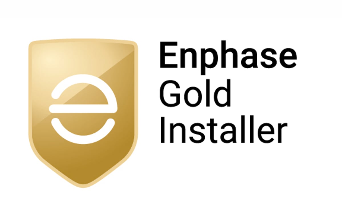 Enphase Gold Installer badge
