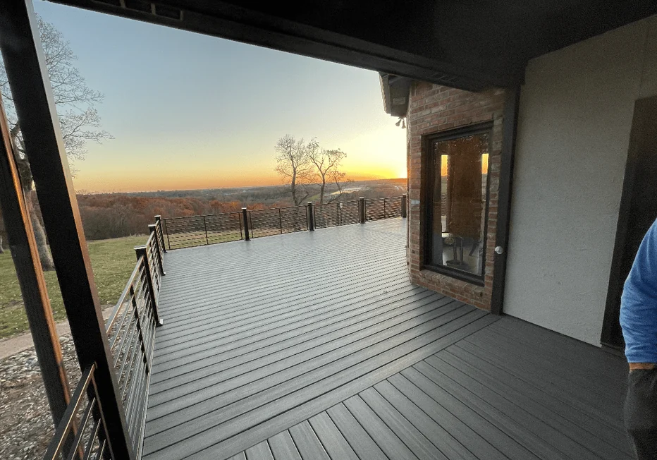 Composite deck axis rails 2