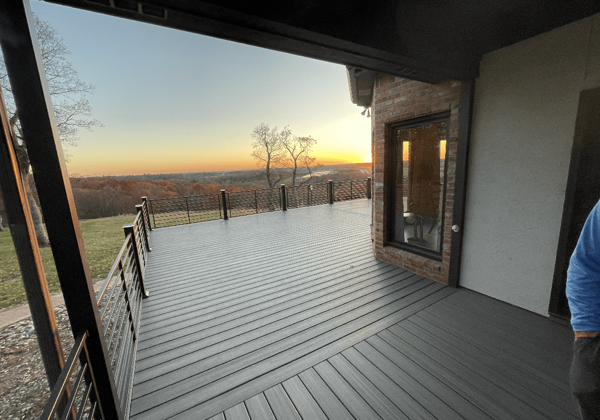 Composite deck axis rails 2